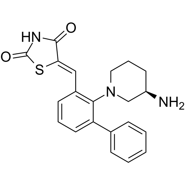 AZD1208 Chemical Structure AZD1208