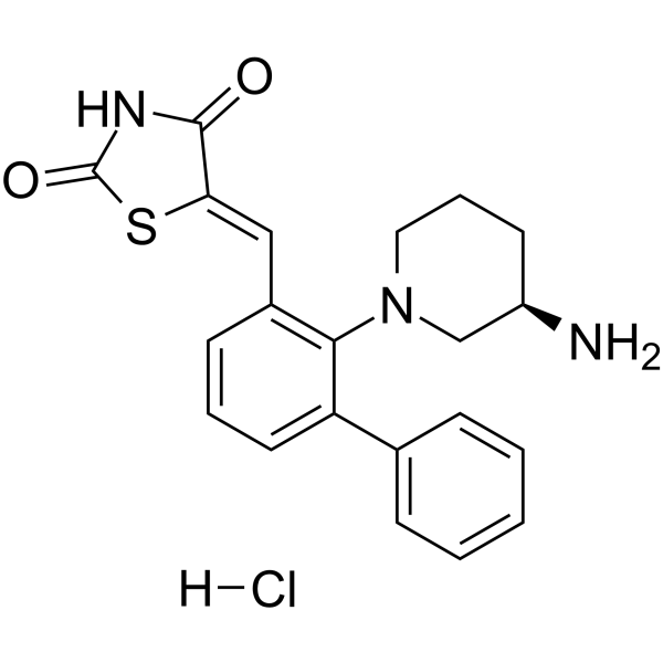 AZD1208 hydrochloride Chemical Structure AZD1208 hydrochloride