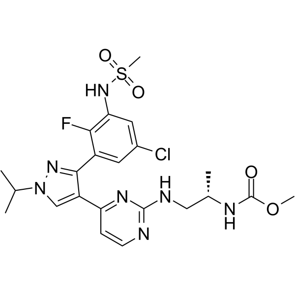 Encorafenib Chemical Structure Encorafenib(Synonyms: LGX818)