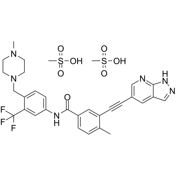 Olverembatinib dimesylate(Synonyms: GZD824 dimesylate; HQP1351 dimesylate)