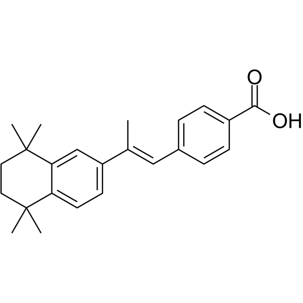 TTNPB(Synonyms: Ro 13-7410;  Arotinoid acid;  AGN191183)