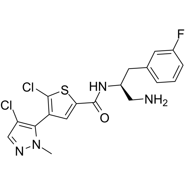 Afuresertib Chemical Structure Afuresertib(Synonyms: GSK2110183)