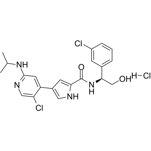 Ulixertinib hydrochloride(Synonyms: BVD-523 hydrochloride; VRT752271 hydrochloride)