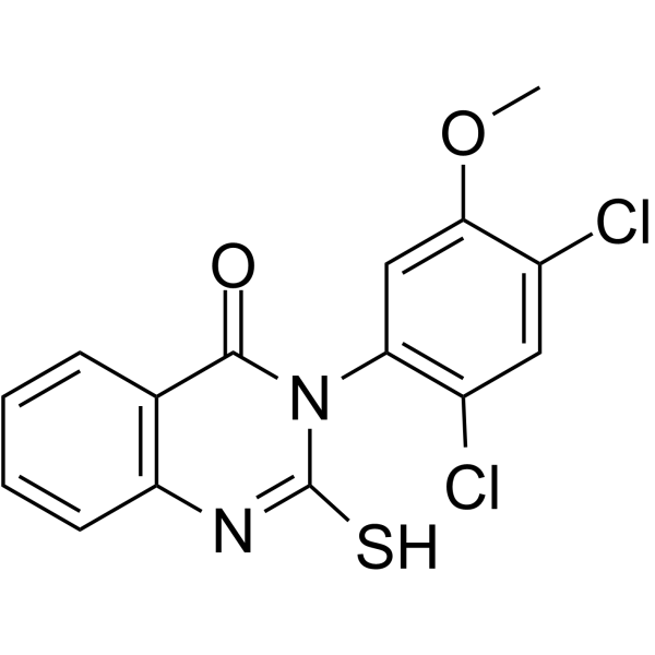 Mdivi-1 Chemical Structure Mdivi-1(Synonyms: Mitochondrial division inhibitor 1)