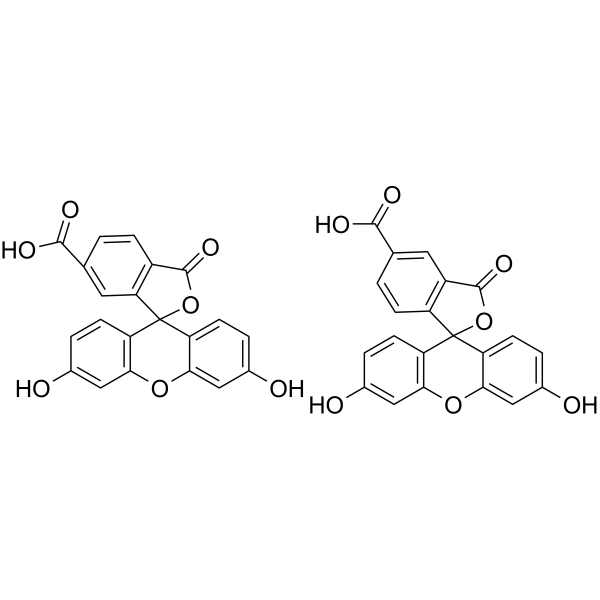 5(6)-Carboxyfluorescein(Synonyms: 5(6)-羧基荧光素; 5(6)-FAM;  5-(and-6)-Carboxyfluorescein mixed isomers)