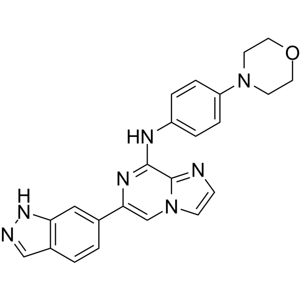 Entospletinib Chemical Structure Entospletinib(Synonyms: GS-9973)