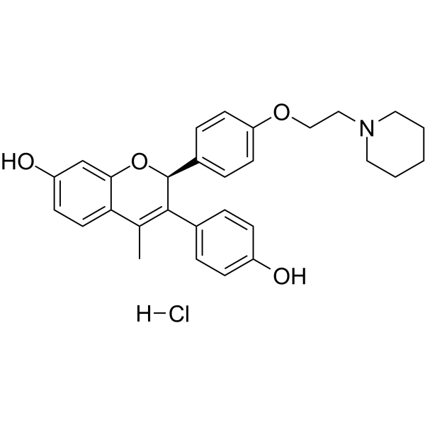 Acolbifene hydrochloride(Synonyms: EM-652 hydrochloride; SCH 57068 hydrochloride)