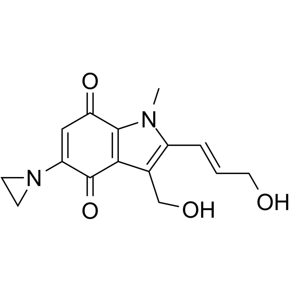 Apaziquone Chemical Structure Apaziquone(Synonyms: EO-9; NSC 382 459)