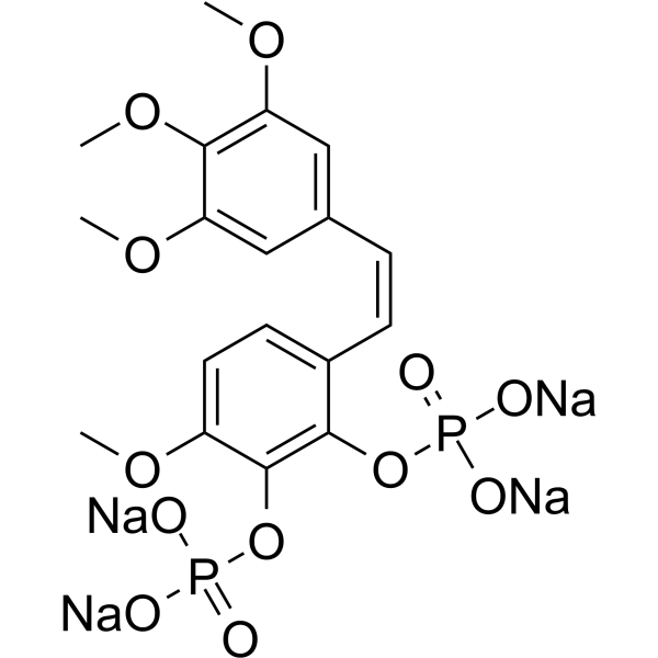 Combretastatin A-1 phosphate tetrasodium(Synonyms: OXi-4503 tetrasodium)