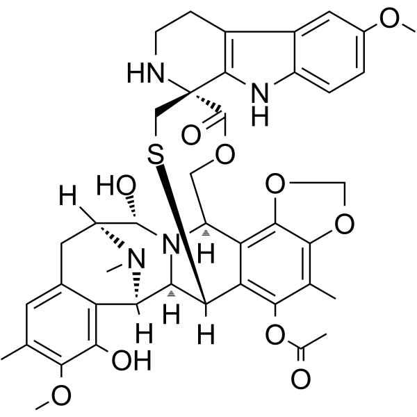 Lurbinectedin Chemical Structure Lurbinectedin(Synonyms: PM01183)