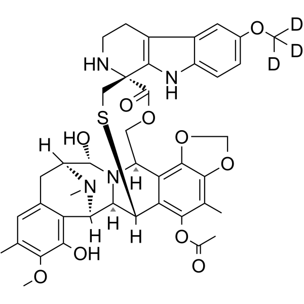 Lurbinectedin-d3 Chemical Structure Lurbinectedin-d3(Synonyms: PM01183-d3)