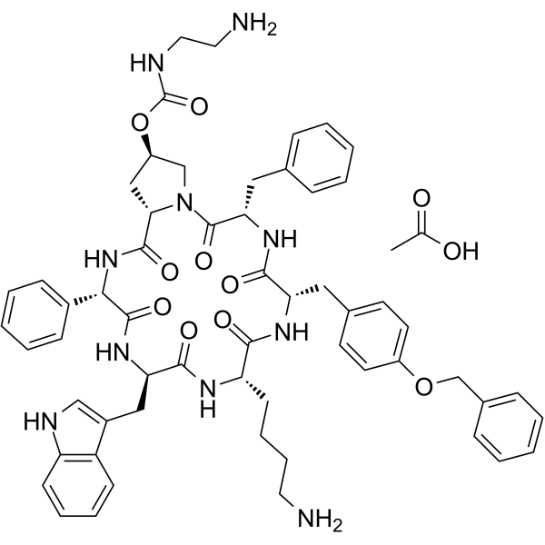 Pasireotide acetate(Synonyms: SOM230 acetate)