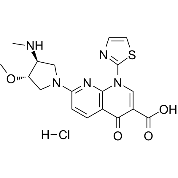Voreloxin Hydrochloride(Synonyms: SNS-595 Hydrochloride;  Vosaroxin Hydrochloride;  AG 7352 Hydrochloride)