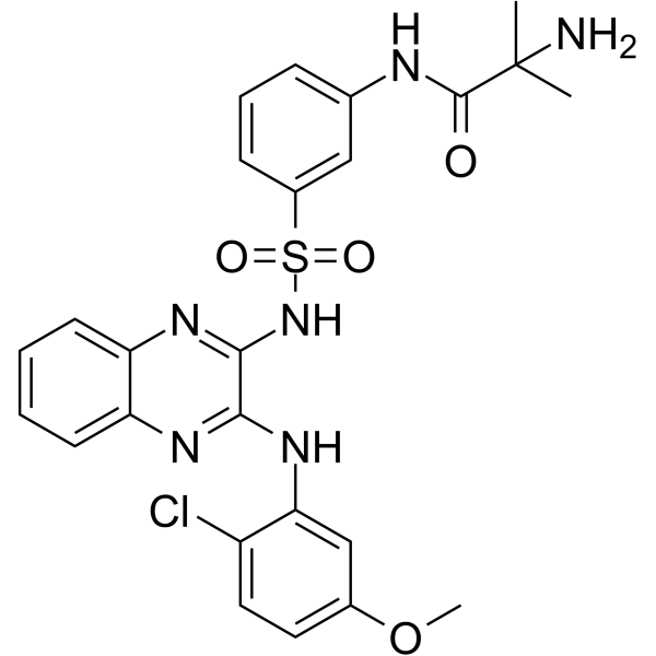 Pilaralisib Chemical Structure Pilaralisib(Synonyms: XL-147; SAR245408)