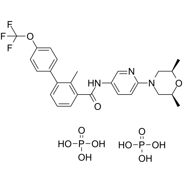 Sonidegib diphosphate(Synonyms: Erismodegib diphosphate; LDE225 diphosphate; NVP-LDE225 diphosphate)