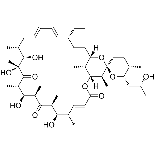 Oligomycin A Chemical Structure Oligomycin A(Synonyms: MCH 32)