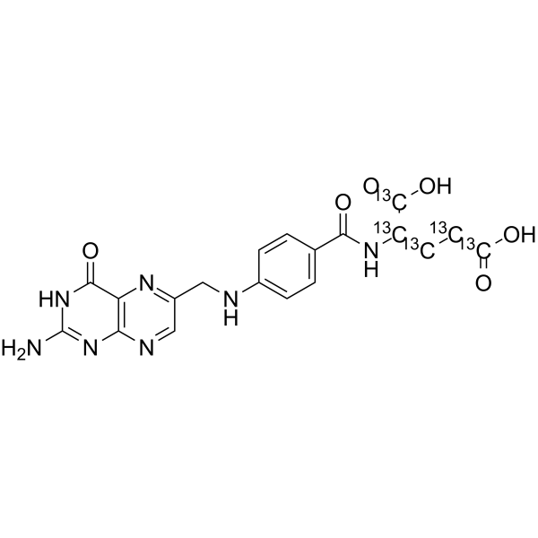 Folic Acid-13C5(Synonyms: Vitamin B9-13C5;  Vitamin M-13C5)