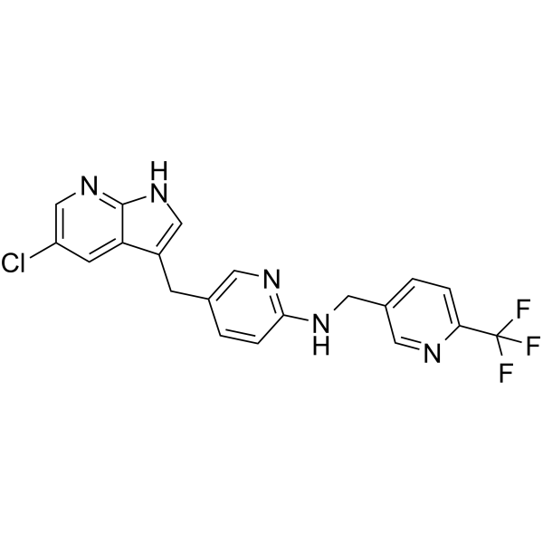 Pexidartinib Chemical Structure Pexidartinib(Synonyms: PLX-3397)
