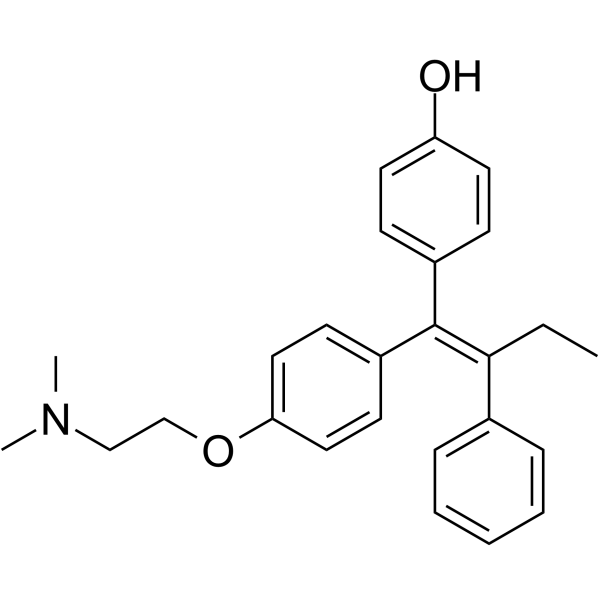 (E/Z)-4-Hydroxytamoxifen(Synonyms: (E/Z)-4-羟基他莫昔芬; Afimoxifene)