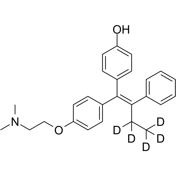 (E)-4-Hydroxytamoxifen-d5(Synonyms: (E)-Afimoxifene-d5)
