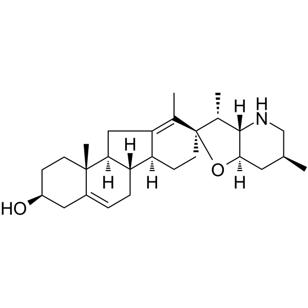 Cyclopamine(Synonyms: 环巴胺; 11-Deoxojervine)