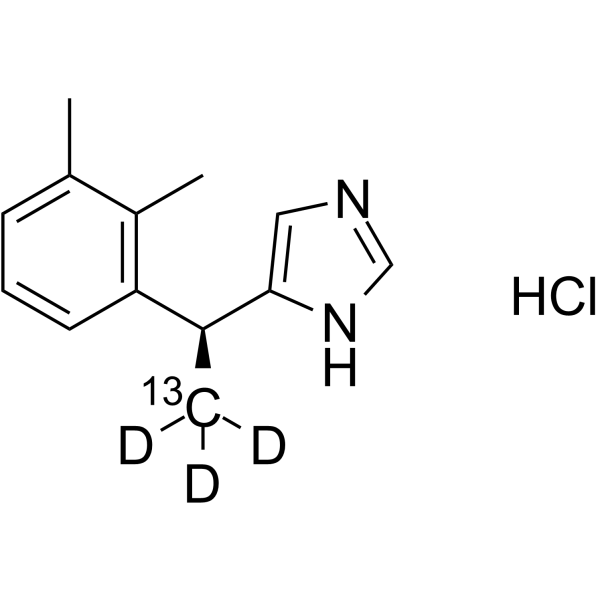 Dexmedetomidine-13C,d3 hydrochloride(Synonyms: (+)-Medetomidine-13C,d3 hydrochloride; (S)-Medetomidine-13C,d3 hydrochloride)