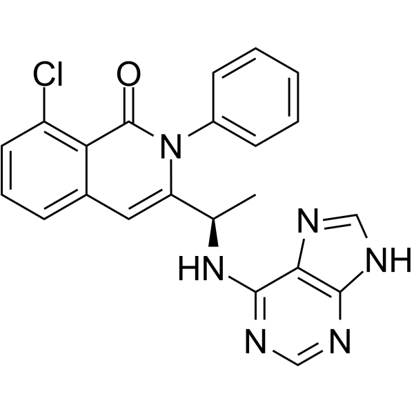 Duvelisib (R enantiomer)(Synonyms: IPI-145 R enantiomer;  INK1197 R enantiomer)