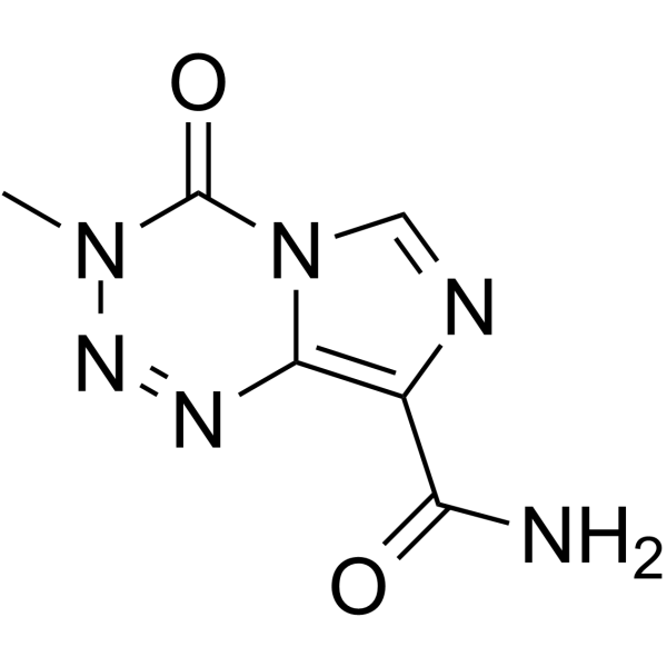 Temozolomide(Synonyms: 替莫唑胺; NSC 362856;  CCRG 81045;  TMZ)