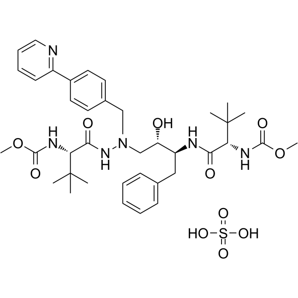 Atazanavir sulfate(Synonyms: 硫酸阿扎那韦; BMS-232632 sulfate)