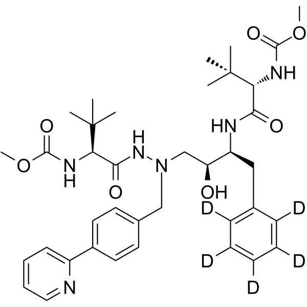 Atazanavir-d5 Chemical Structure Atazanavir-d5