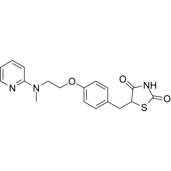 Rosiglitazone Chemical Structure Rosiglitazone(Synonyms: 罗格列酮; BRL 49653)