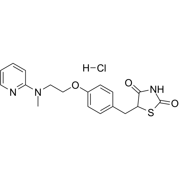 Rosiglitazone hydrochloride(Synonyms: BRL 49653 hydrochloride)