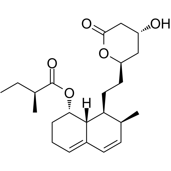 Mevastatin Chemical Structure Mevastatin(Synonyms: 美伐他汀; Compactin; ML236B)