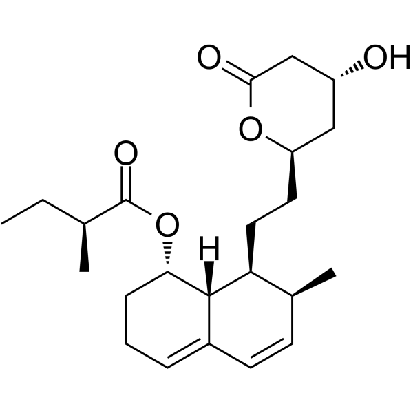 Mevastatin(Synonyms: 美伐他汀; Compactin;  ML236B)