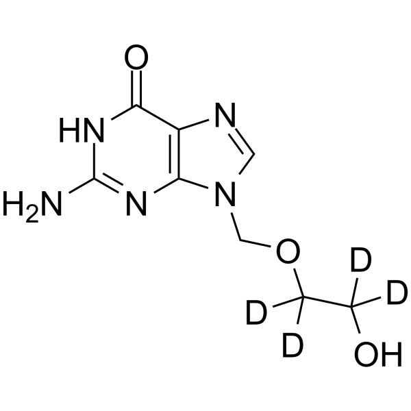Acyclovir-d4(Synonyms: Aciclovir-d4;  Acycloguanosine-d4)