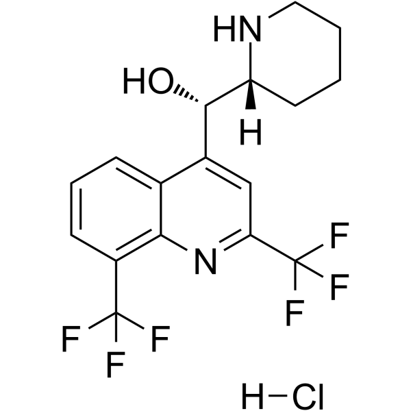 Mefloquine hydrochloride(Synonyms: Mefloquin hydrochloride)