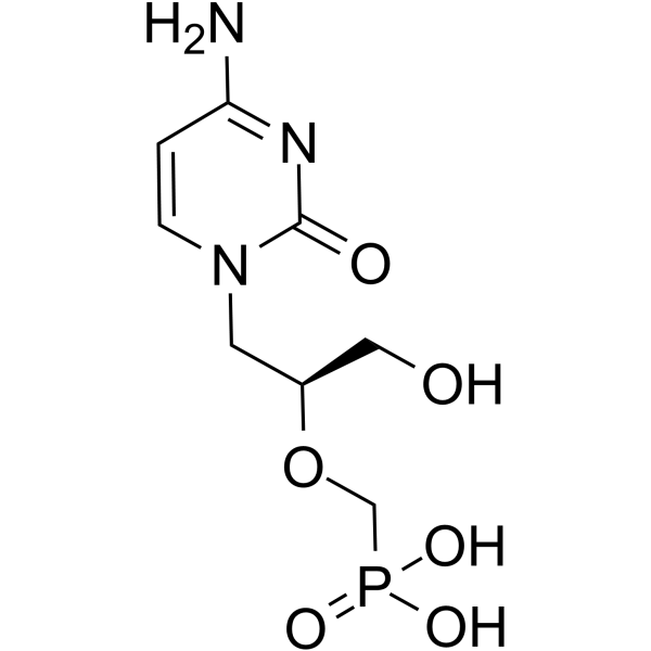 Cidofovir(Synonyms: 西多福韦; GS 0504;  HPMPC;  (S)-HPMPC)