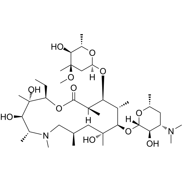 Azithromycin(Synonyms: 阿奇霉素; CP 62993)