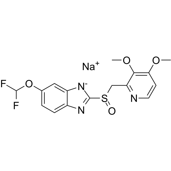 Pantoprazole sodium(Synonyms: 泮托拉唑钠; BY1023 sodium; SKF96022 sodium)