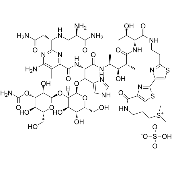 Bleomycin sulfate(Synonyms: 硫酸博来霉素)