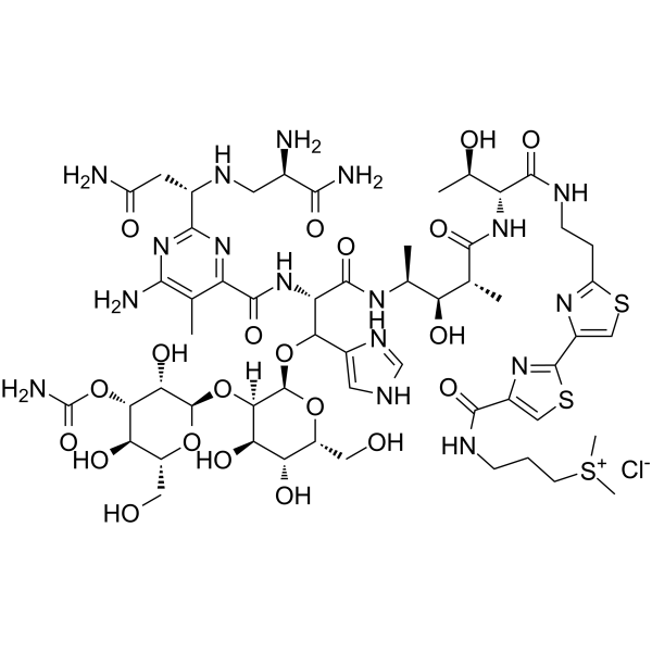 Bleomycin hydrochloride(Synonyms: 盐酸博来霉素)