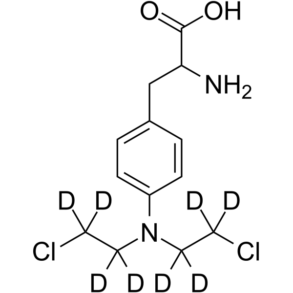 (Rac)-Melphalan-d8 Chemical Structure (Rac)-Melphalan-d8