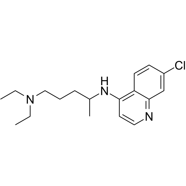 Chloroquine Chemical Structure Chloroquine(Synonyms: 氯喹)