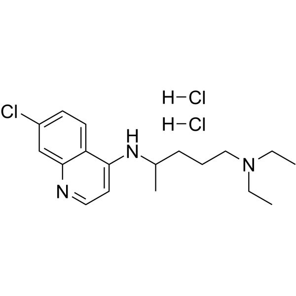 Chloroquine dihydrochloride Chemical Structure Chloroquine dihydrochloride