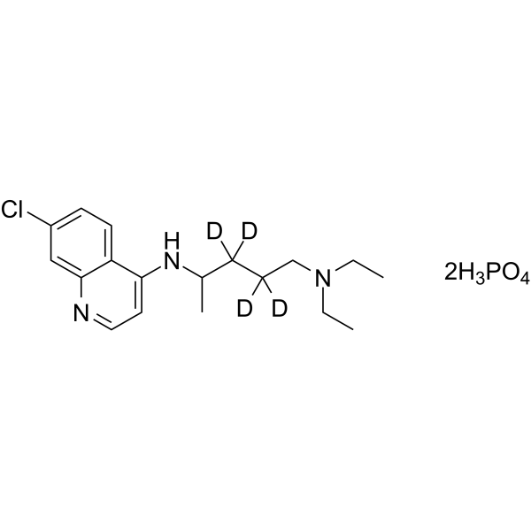 Chloroquine-d4 phosphate(Synonyms: 磷酸氯喹 d4 (磷酸盐))