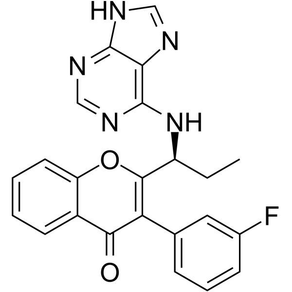 Tenalisib Chemical Structure Tenalisib(Synonyms: RP6530)