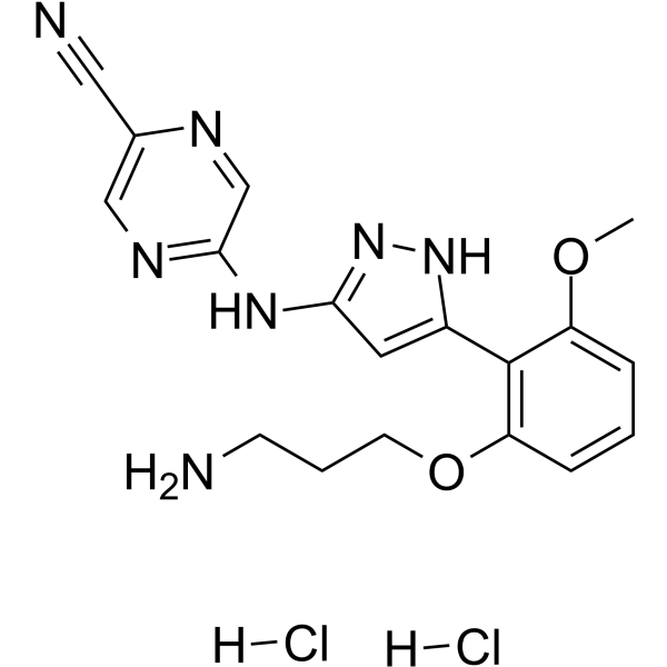 Prexasertib dihydrochloride(Synonyms: LY2606368 dihydrochloride)