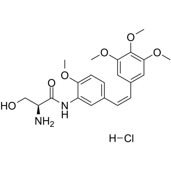 Ombrabulin hydrochloride Chemical Structure Ombrabulin hydrochloride(Synonyms: AVE8062 hydrochloride; AC7700 hydrochloride)