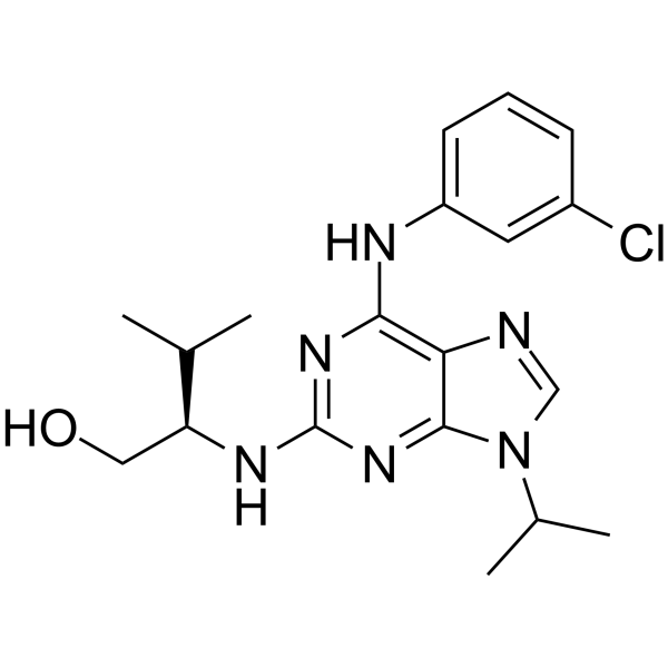 Purvalanol A Chemical Structure Purvalanol A(Synonyms: NG-60)