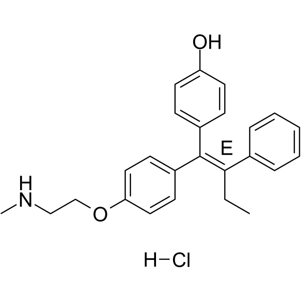 Endoxifen E-isomer hydrochloride(Synonyms: E-Endoxifen hydrochloride)